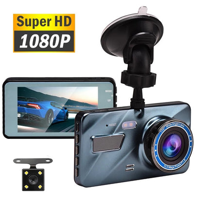 Car DVR Dash Cam Video recorder 3 in 1Rear View Dual Camera Full HD Car Camera 3.6"Cycle Recording Night Vision G-sensor Dashcam