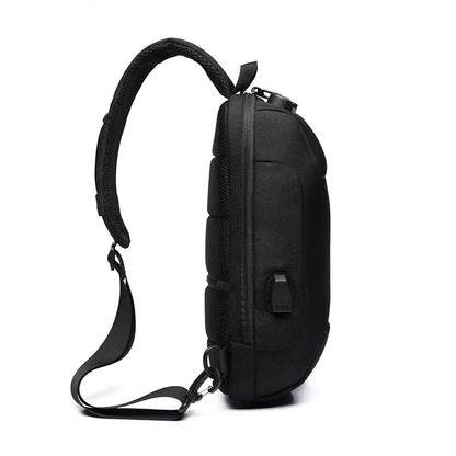 OZK New Multifunction Crossbody Bag for Men Anti-theft Shoulder Messenger Bags Male Waterproof Short Trip Chest BackPack