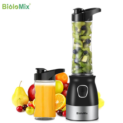 BPA FREE 500W Portable Personal Blender Mixer Food Processor With Chopper Bowl 600ml Juicer Bottle Meat Grinder Baby Food Maker