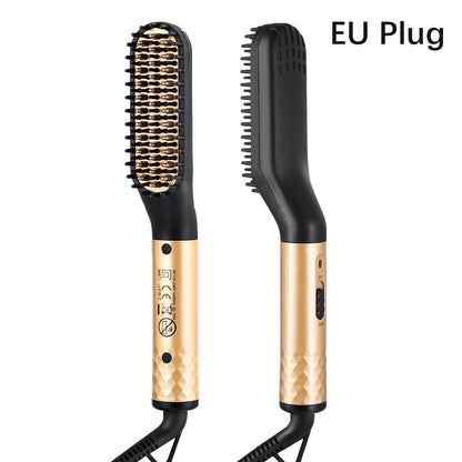 Professional Hair Comb Brush Beard Straightener Multifunctional Hair Straightening Comb Hair Curler Fast Heating Styling Tools