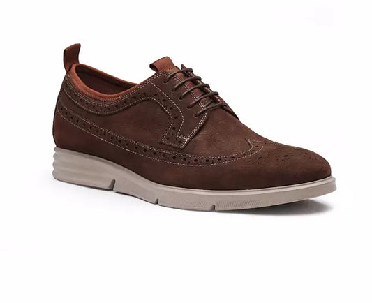 Mens casula suede leather ligjt weight shoes for mens