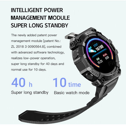 Unisex Smart Sports Bluetooth watch black