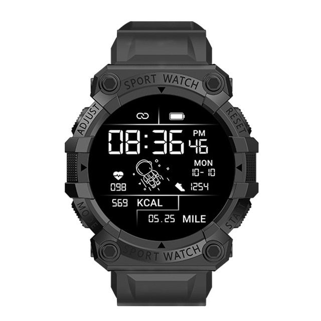 mens smart watch shock sports black colour