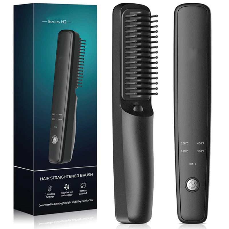 Wireless hair Straighter Brush and comb – ozkart.com.au