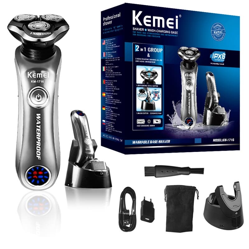 Kemei Razor Kemei Professional rotary electric shaver – ozkart.com.au