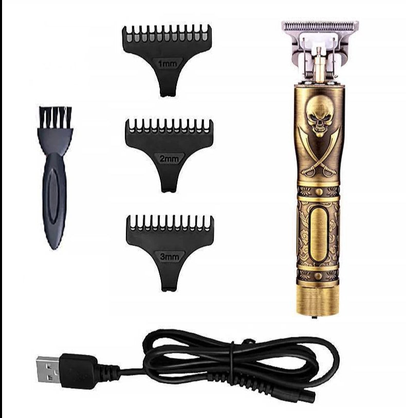 Mens wireless golden hair trimmer 