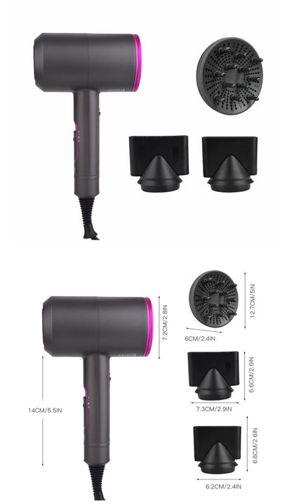 Professional Powerful Hair Dryer Foldable Blow Dryer Hot/Cold like dyson