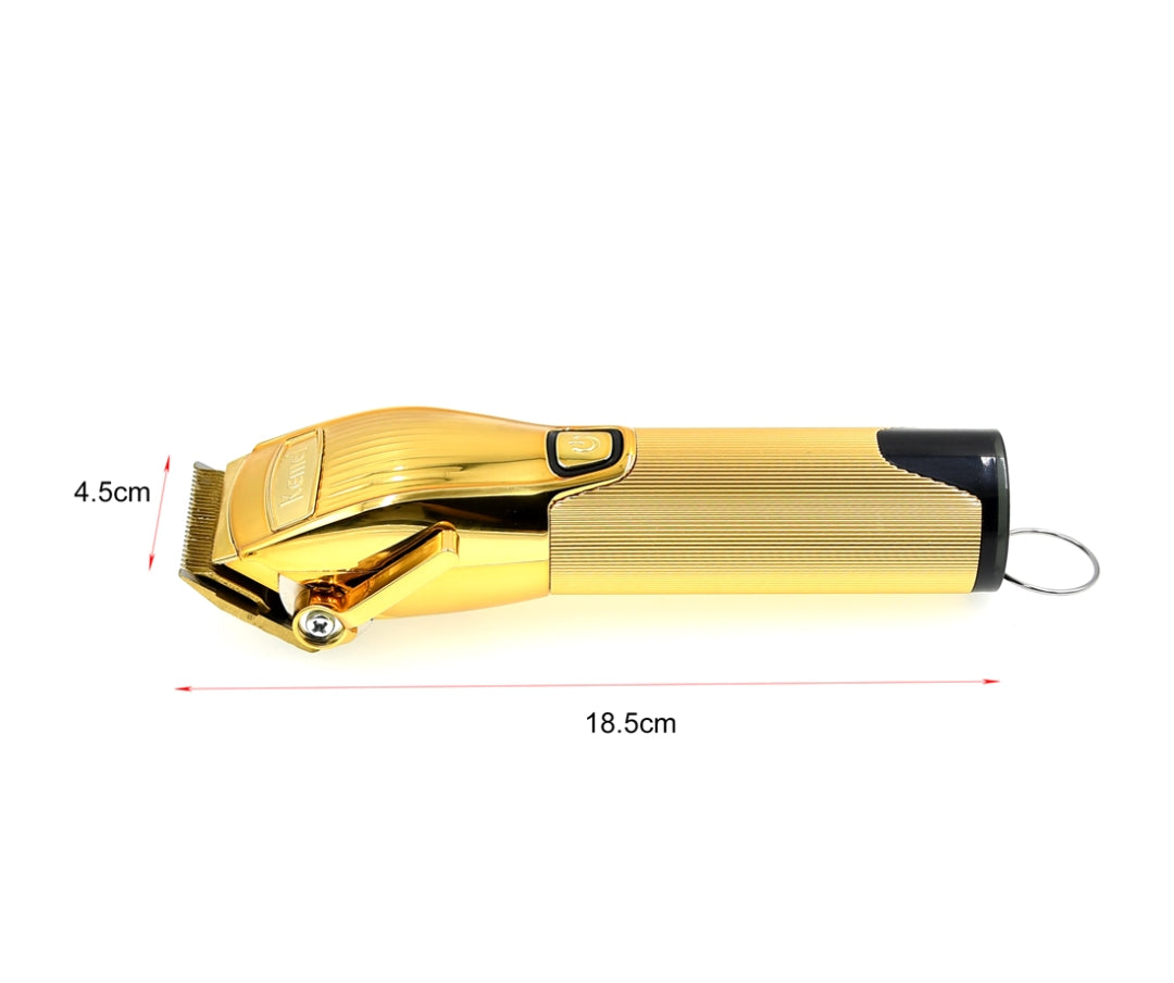 Kemei Cordless Hair Clippers for Men -Gold