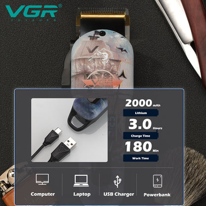 VGR Professional Hair Clipper For Men