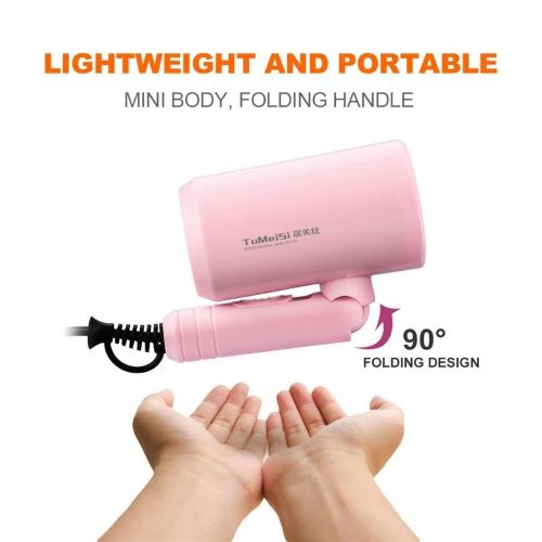 Mini Foldable Hair Dryer Powerful Hairdryer For Salon Hairdressing