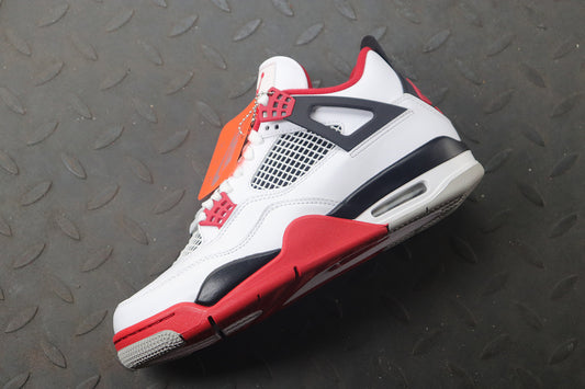 Mens Oreo 4s red white smart sneakers