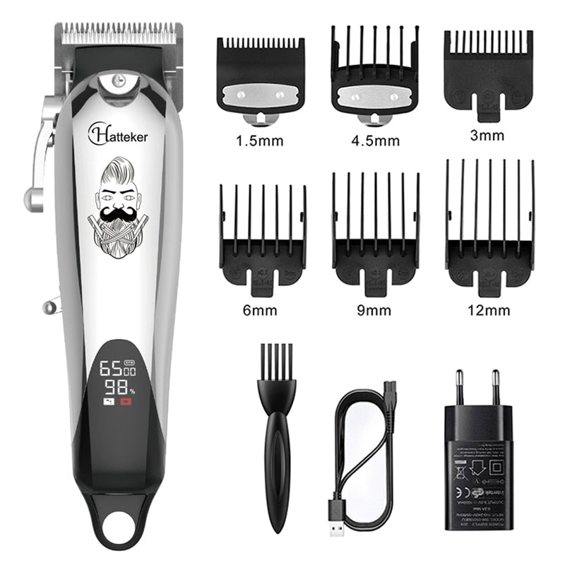 mens wireless hatteker hair clipper trimmer