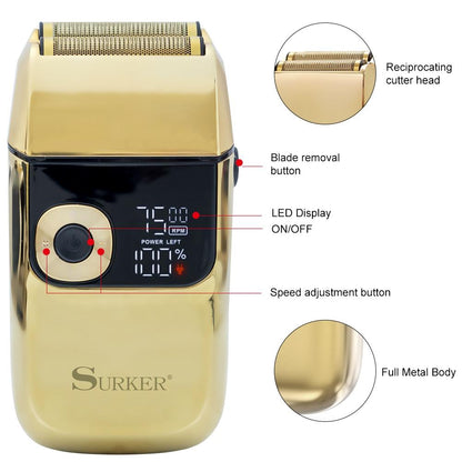 SURKER Electric Hair Clipper 2 in 1 Trims Shaver Haircut Machine