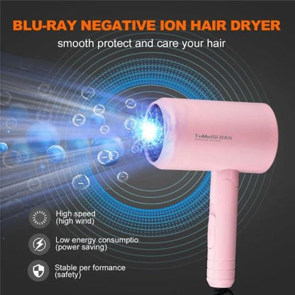 Mini Foldable Hair Dryer Powerful Hairdryer For Salon Hairdressing