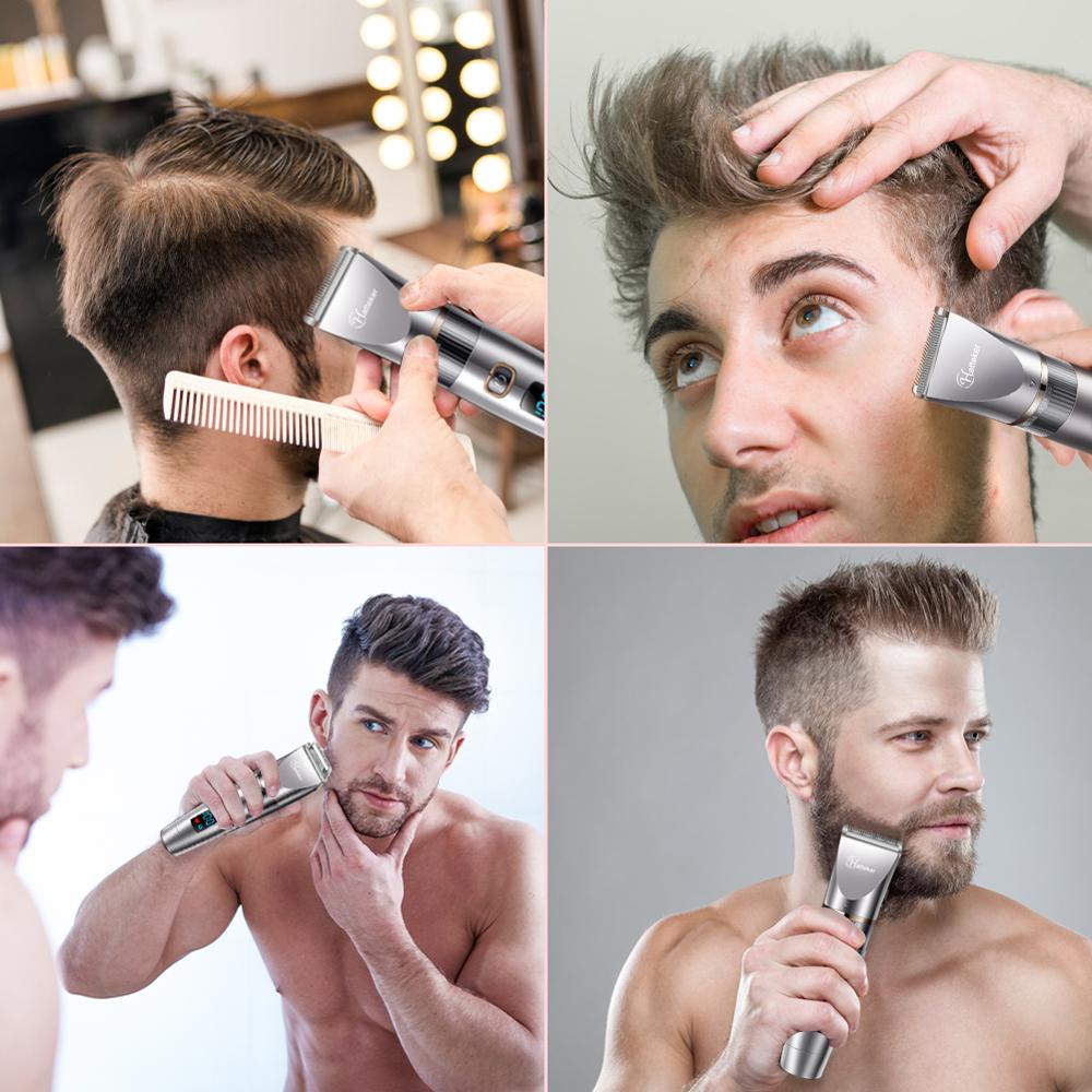 HATTEKER 3in1 Professional  Waterproof Hair Clipper