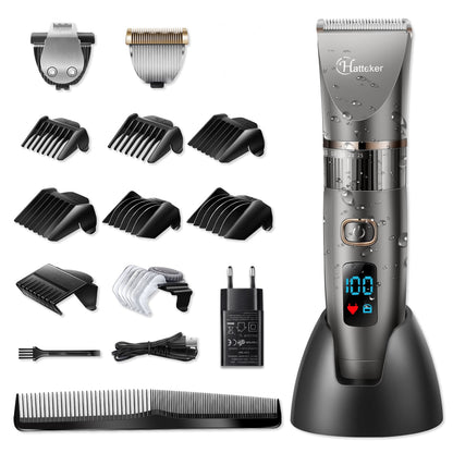 HATTEKER 3in1 Professional  Waterproof Hair Clipper