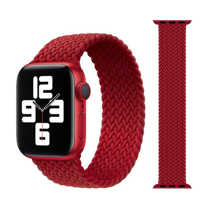 2020 Braided Solo Loop Nylon fabric Strap For Apple Watch band 44mm 40mm 38mm 42mm Elastic Bracelet for iWatch Series 6 SE 5 4 3