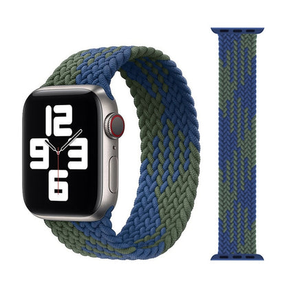 2020 Braided Solo Loop Nylon fabric Strap For Apple Watch band 44mm 40mm 38mm 42mm Elastic Bracelet for iWatch Series 6 SE 5 4 3