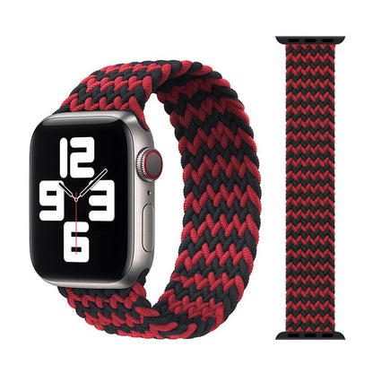 2020 Braided Solo Loop Nylon fabric Strap For Apple Watch band 44mm 40mm 38mm 42mm Elastic Bracelet for iWatch Series 6 SE 5 4 3