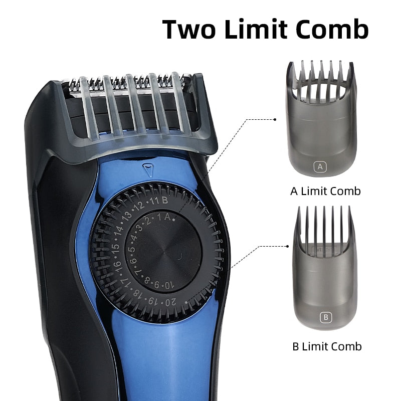 Hair Clipper Razor LCD Screen Powerful Hairs Trimmer Cutting Machine Barber Haircut Professional Hair Clipper Rechargeable