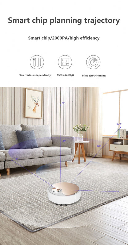 Robot Vacuum Cleaner Wireless Cleaning Wet and Dry For Home 3 in 1 Smart Household Appliances Mop Cleaning Floor Vacuum Cleaner