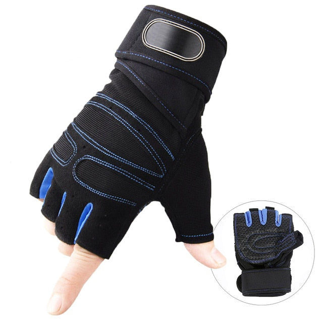 Gym Gloves Fitness Weight Lifting Gloves Body Building Training Sports Exercise Sport Workout Glove for Men Women M/L/XL