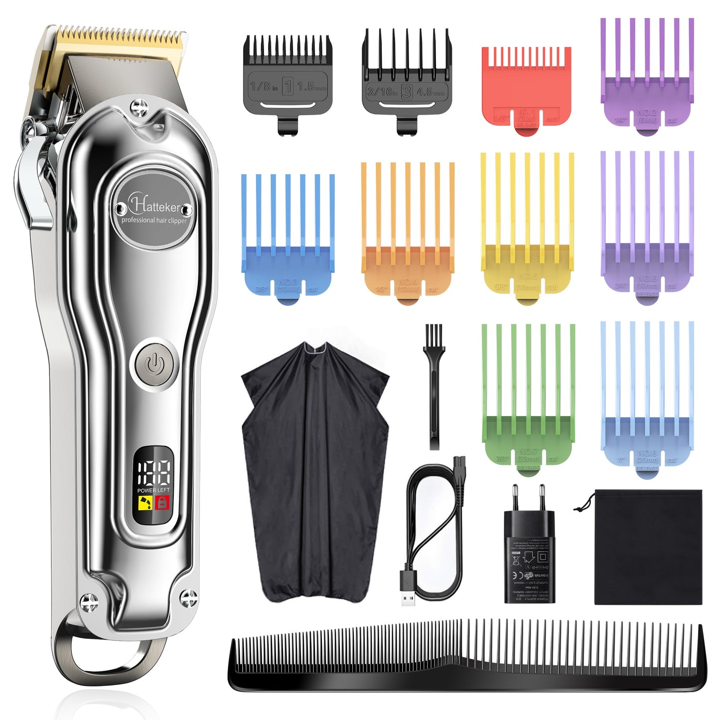 HATTEKER Hair Clippers  and Beard Trimmer for Men