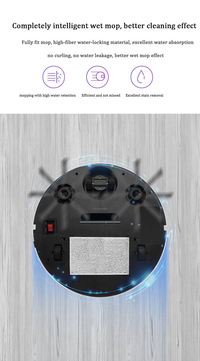 Robot Vacuum Cleaner Wireless Cleaning Wet and Dry For Home 3 in 1 Smart Household Appliances Mop Cleaning Floor Vacuum Cleaner