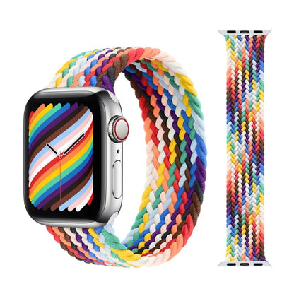 2020 Braided Solo Loop Nylon fabric Strap For Apple Watch band 44mm 40mm 38mm 42mm Elastic Bracelet for iWatch Series 6 SE 5 4 3