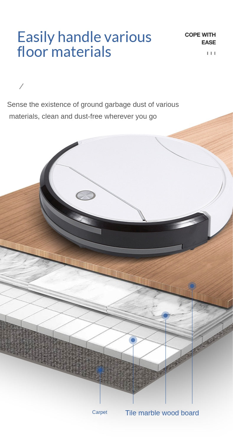 Robot Vacuum Cleaner Smart Remote Control Auto-Recharge Wireless Cleaning Sweeping Robot Multifunction Vacuum Cleaner For Home