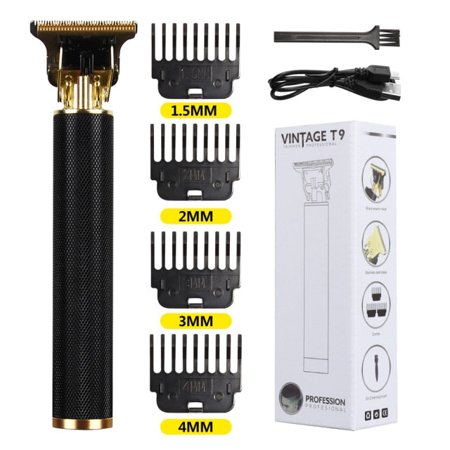 Mens wireless hair trimmer and beard trimmer