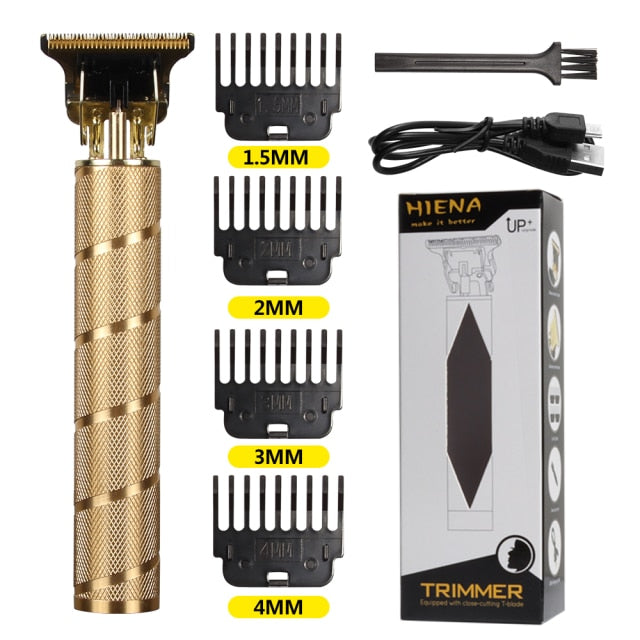 Mens wireless hair trimmer and beard trimmer