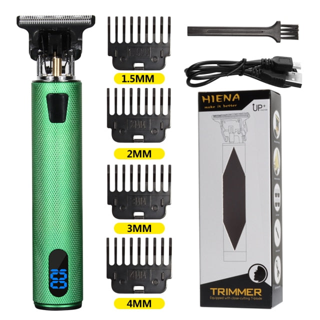 Mens wireless hair trimmer and beard trimmer