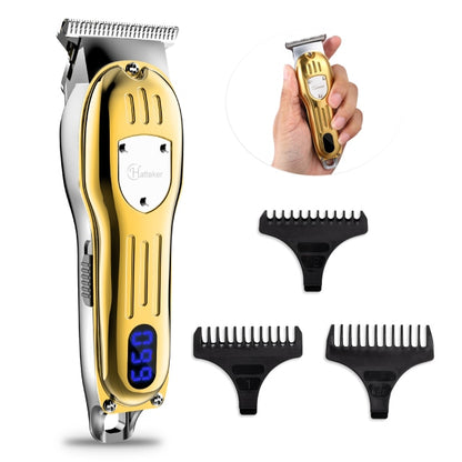 Surker All Metal Hair Clippers Men Cordless Professional Hair Trimmer Maquina Cortar Pelo Haircut LCD Display Hairdresser