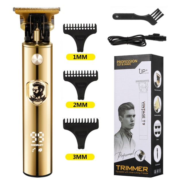 Mens wireless hair trimmer and beard trimmer