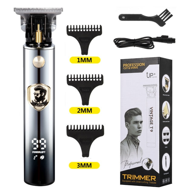 Mens wireless hair trimmer and beard trimmer