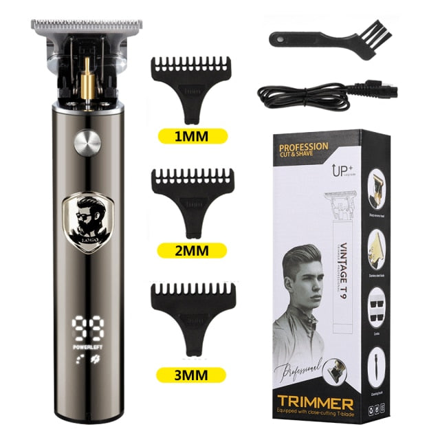 Mens wireless hair trimmer and beard trimmer