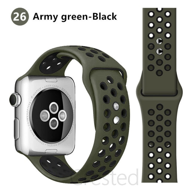 Silicone Strap For apple Watch