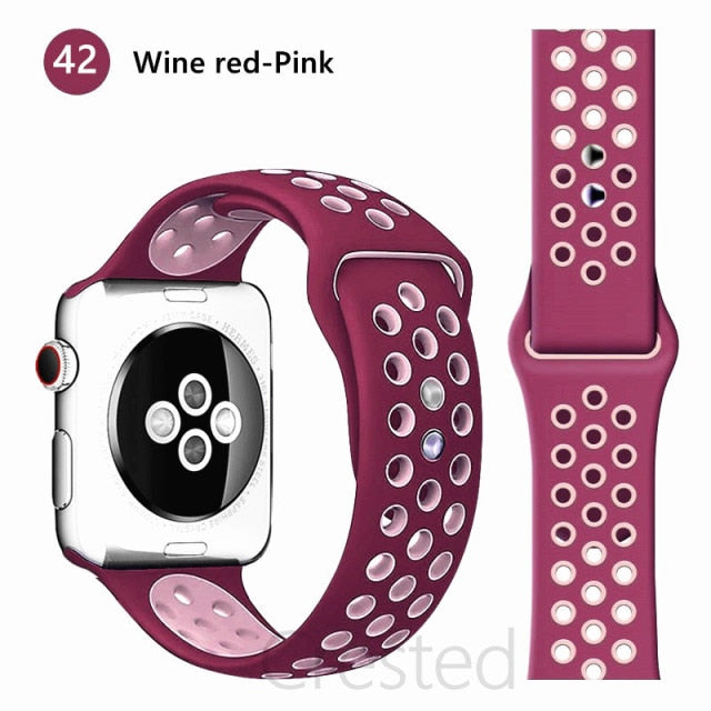 Silicone Strap For apple Watch