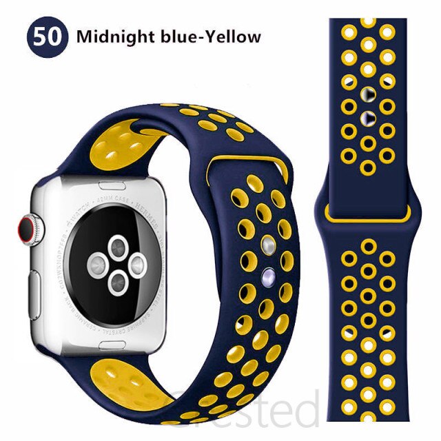 Silicone Strap For apple Watch