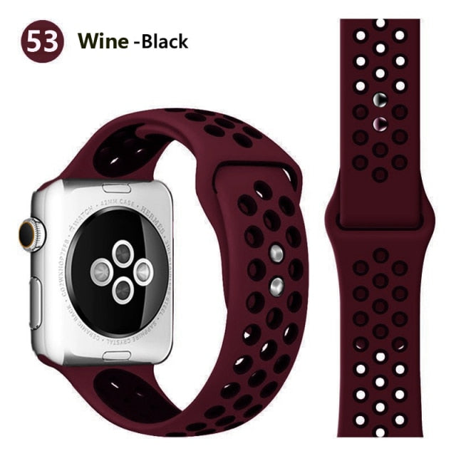 Silicone Strap For apple Watch