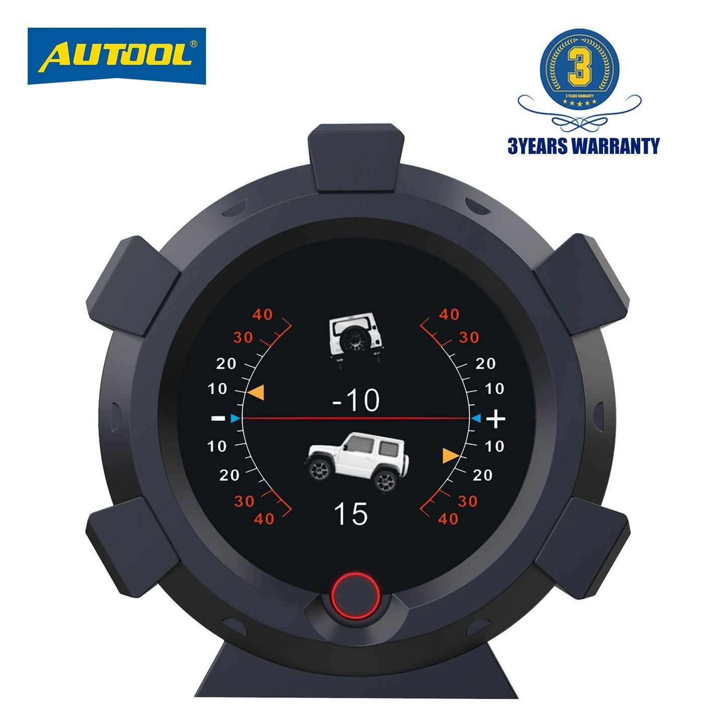 AUTOOL X95 Car 4x4 Inclinometer Provide Slope Angle Speed Satellite Timing GPS Off-road Vehicle Accessories Multifunction Meter