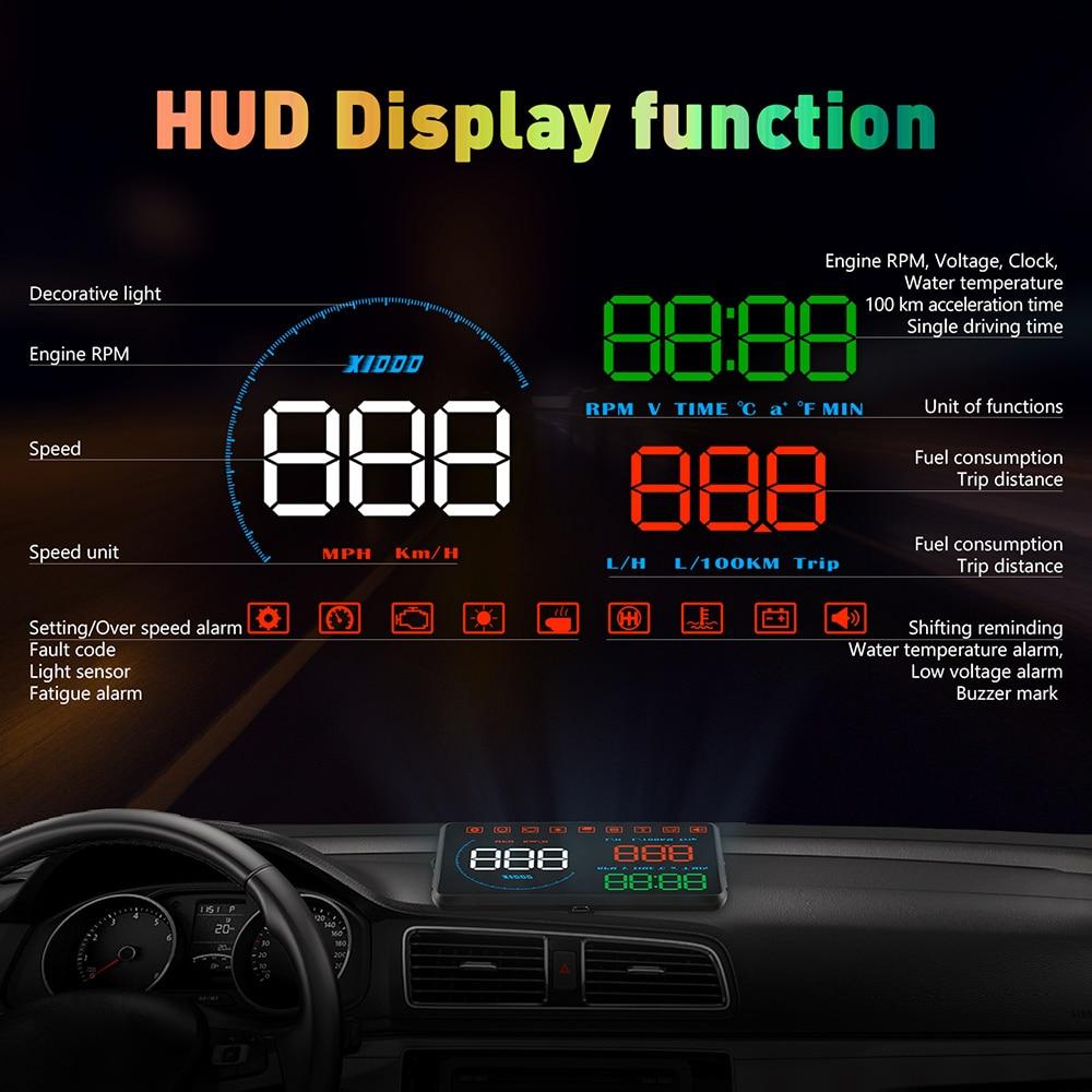 Head Up Display Car OBDII EUOBD Windshield Projector