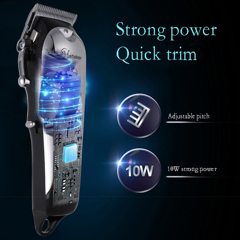 Hatteker cordless barber design professional hair clipper