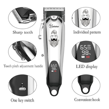 Hatteker cordless barber design professional hair clipper