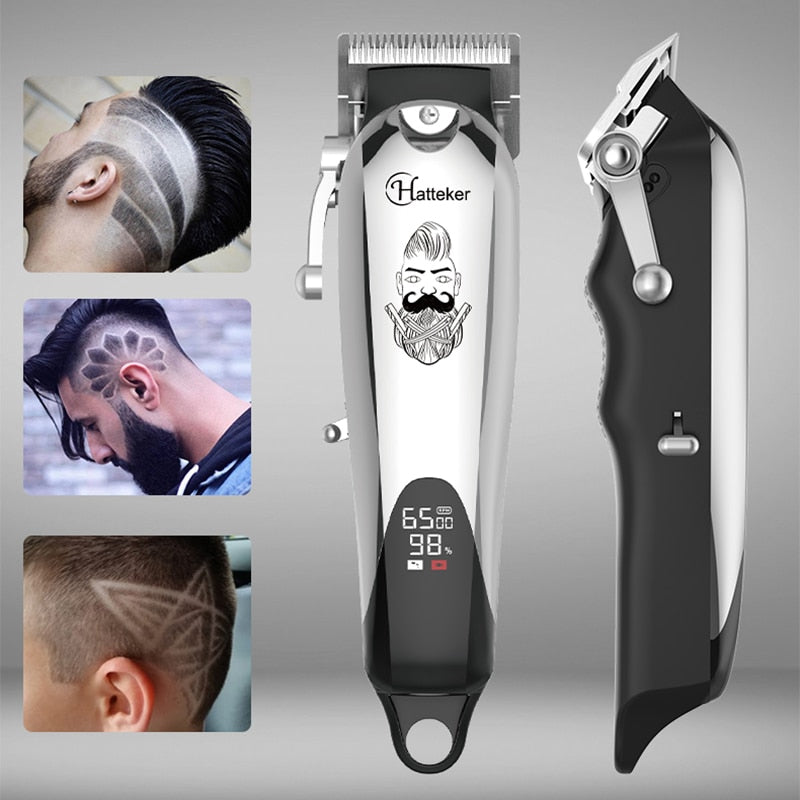 Hatteker cordless barber design professional hair clipper