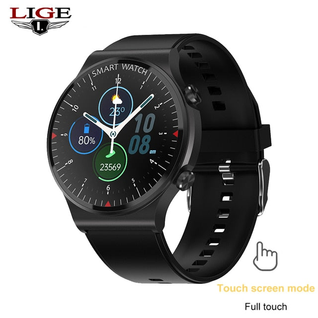 LIGE Smart Watch Men 2022 Bluetooth Call Watch Women Full Touch Fitness Tracker Blood Pressure Smart Clock Sports Men Smartwatch